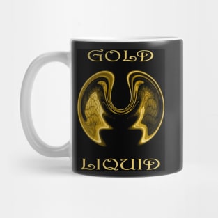 Liquid Gold Millionaire Sacred Geometry 3D Mug